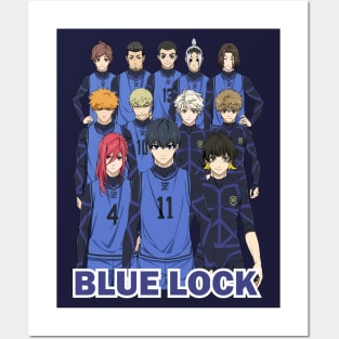 blue lock Posters and Art